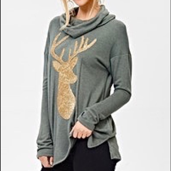 Reindeer Top - Picture 2 of 2